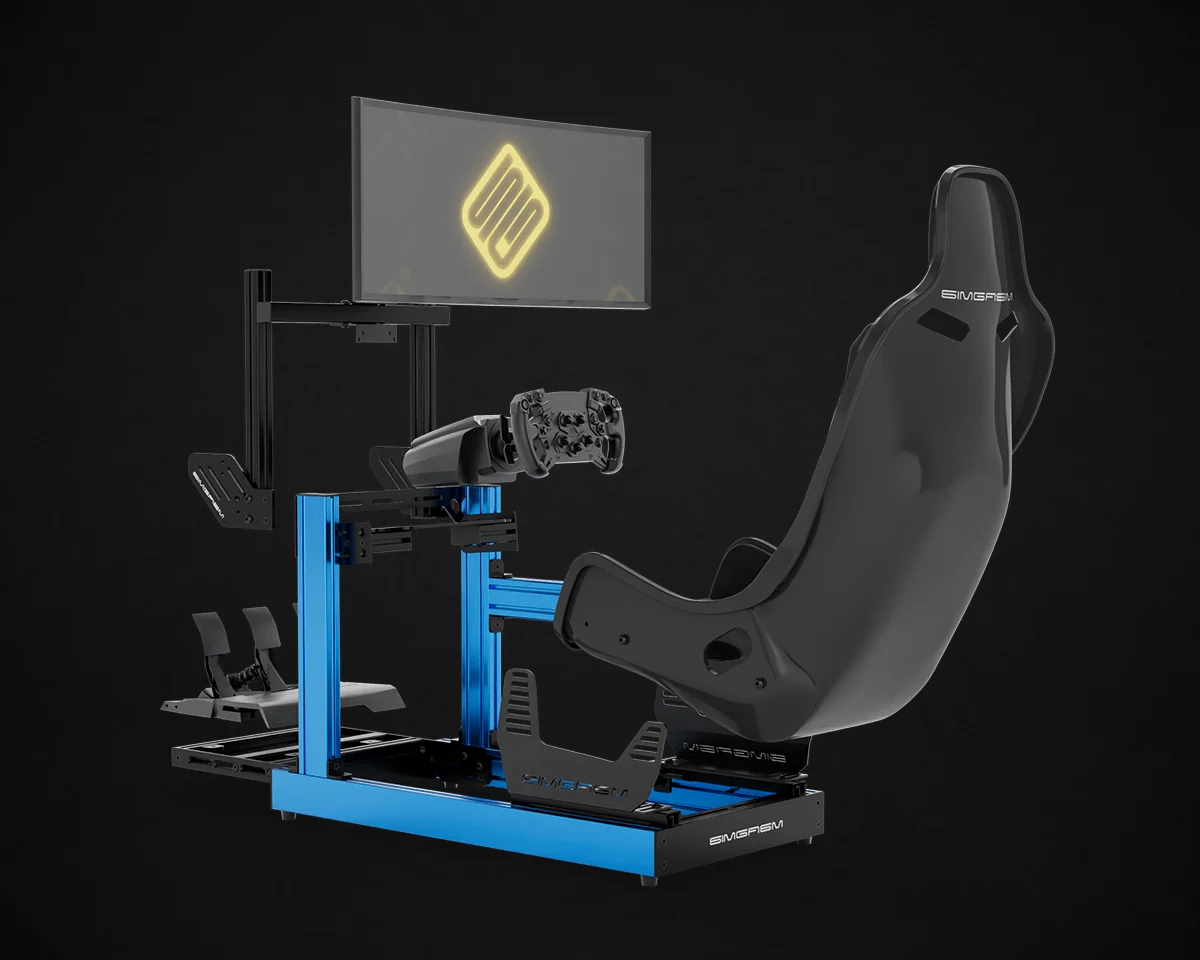 Simgasm Club Custom Color blue with accessories